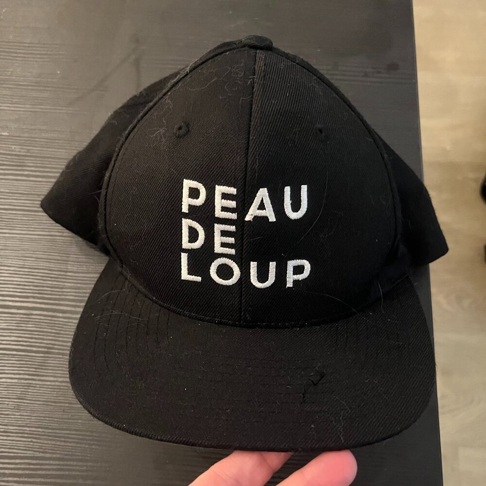 Peau De Loup snapback flat bill hat